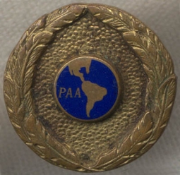Rare Early to mid 1930's Pan Am Flight Crew Hat Badge # 244