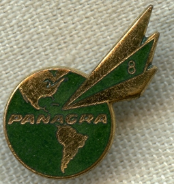 Great Early 60's PANAGRA Airline Pilot DC-8 Qualification Lapel Pin