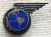 Historical Important No'ed 1932 PAA 3 Yrs. of Svc. Pin Owned by Pilot R.O.D. Sullivan