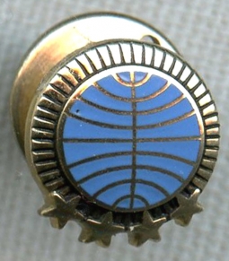 1960s-70s Pan Am 10K Gold-Filled 20 Years of Service Pin