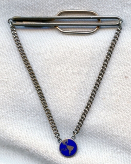 Only One I've Seen: Nice 1930s Pan Am Airways Tie Bar, Likely Uniform Issue
