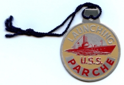 WWII Submarine Launch Tag for the USS Parche SS-384