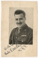 Hand-Signed Autographed Image of Lt. Pat O'Brien, US Volunteer with Royal Flying Corps from His Book