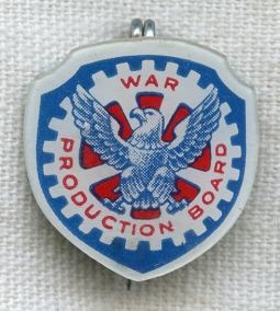 WWII War Production Board Lapel Pin