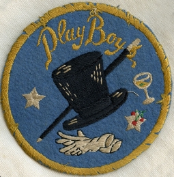 Scarce WWII ca 1944 USAAF 867th Bomb Squadron, 494th Bomb Group, 7th AF Aussie Made Jacket Patch