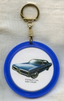 Wonderful 1972 Plymouth Fury Gran Coupe Promo Key Chain
