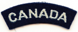 WWII Royal Air Force (RAF) Canadian Volunteer Shoulder Title