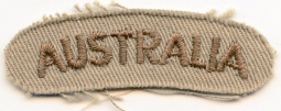 WWII Desert Air Force (DAF) Australian Volunteer Tab