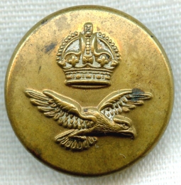 WWII Royal Air Force (RAF) Uniform Button by J. R. Gaunt