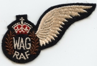 WWII Canadian-Made RAF (Royal Air Force) Wireless Air Gunner Wing for Battle Dress