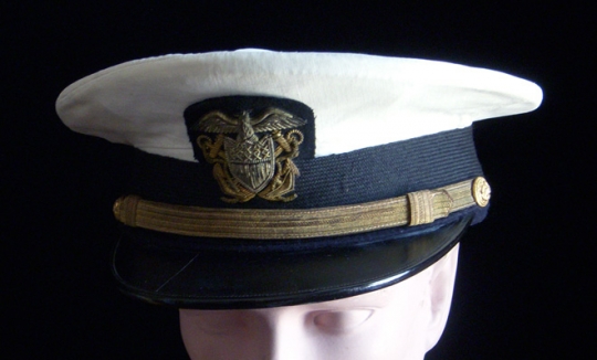 us navy visor hat