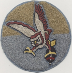 Rare USAAF 74th Reconnaissance Group Chenille Patch