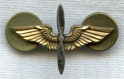 Rare WWII USAAF Officer Collar Insignia by Angus & Coote