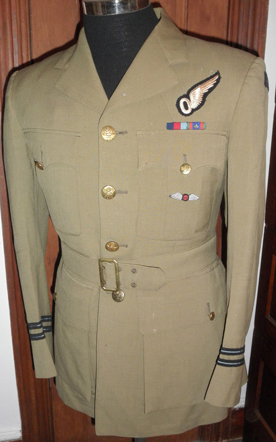 Nice Named WWII RCAF (Royal Canadian Air Force) Summer Uniform: Ribbons ...