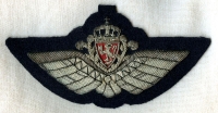 Rare & Beautiful WWII Royal Norwegian Air Force (RNAF) Pilot Wing