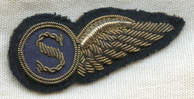 Great Bullion WWII Royal Dutch Navy Air Gunner Wing UK-Made: Flying ...