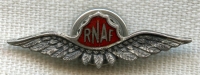 Sterling WWII Royal Norwegian Air Force (RNAF) Lapel Wing for Pilots In US by Norsid