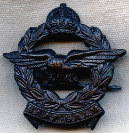 Minty WWII South African Air Force (SAAF) Enlisted Man Cap Badge