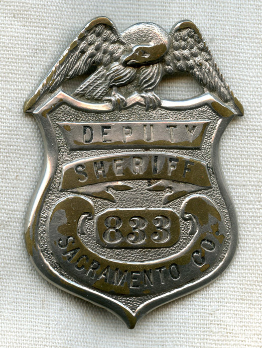 WWI Era Sacramento California Deputy Sheriff 