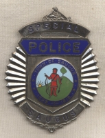 1970's Saugus, Massachusetts Special Police Badge