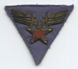 Scarce Italian-Made 12th US Air Force Shoulder Patch in Bullion