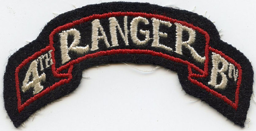 WWII Issue US Army 4th Ranger Battalion Shoulder Scroll: Flying Tiger ...