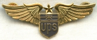 Scarce 1980's United Parcel Service (UPS) Captain Wing