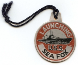 WWII Submarine Launch Tag for the USS Sea Fox SS-402