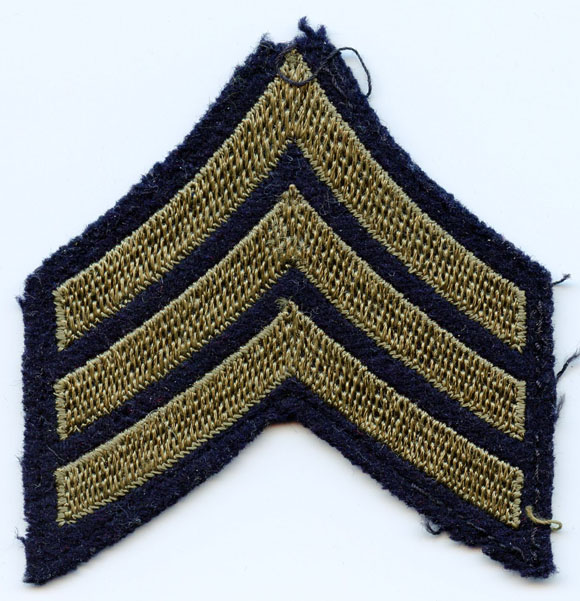 WWII US Army Sergeant Rank Stripes in Basketweave Stitch: Flying Tiger ...