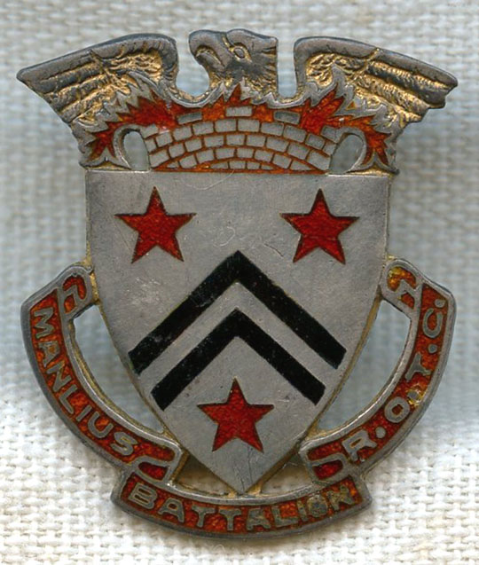 Small Size Sterling WWII US Army Manlius (New York) ROTC DI: Flying ...