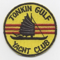 Small Japanese-Made "Tonkin Gulf Yacht Club" Novelty Patch