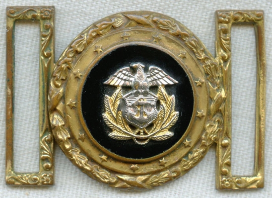 merchant marine belt buckle