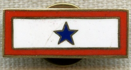 WWI US "Son-In-Service" Lapel Stud in 14K Gold