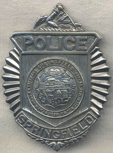 Numbered Circa 1930s Springfield, Massachusetts Police Badge: Flying ...