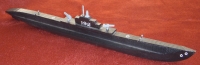 Handmade WWII USS Squalus (SS-192) Wooden Sub Model from Navy Yard Worker Estate