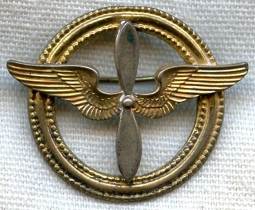 Nice WWII Sterling USAAF Sweetheart Pin