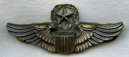 Late Korean War Era US Air Forces Command Pilot Wing in Sterling by Vanguard