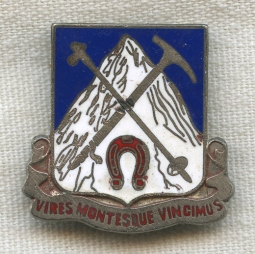 Sterling WWII US Army 87th Infantry Regiment (Mountain) DI by Dondero