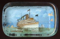 Circa 1900 Fall River Line Steamer Priscilla Souvenir Paperweight NO LONGER AVAILABLE