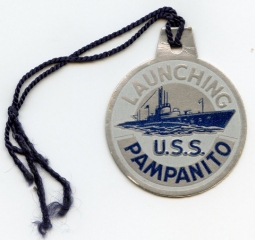 WWII Submarine Launch Tag for the USS Pampanito SS-383