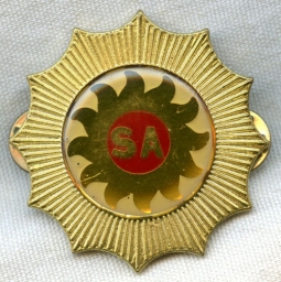 1990's Sunline Airlines Pilot Hat Badge