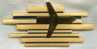 Circa 1980's - 1990's Swissair Pilot Hat Badge