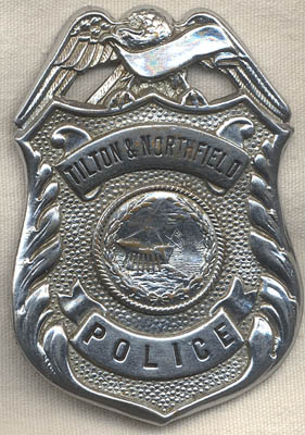 Ca. 1930 Tilton & Northfield, New Hampshire Police Badge: Flying Tiger ...