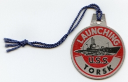 WWII Submarine Launch Tag for the USS Torsk SS-423