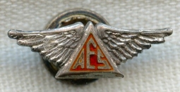 BEING RESEARCHED - Sterling EAS or AES Flying School Pin (?) - NOT FOR SALE UNTIL IDed