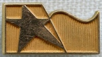 Gold-Filled 1970s-1980s Texas International Airlines Five Years of Service Pin
