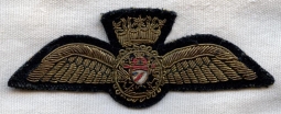 Circa Late 1970s British Airways (BA) Pilot Wing in Bullion