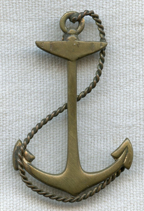 BEING RESEARCHED - Unidentified Anchor Badge -NOT FOR SALE UNTIL IDed ...