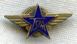 BEING RESEARCHED - "TSAA" Lapel Wing with "Southern" Mark - NOT FOR SALE UNTIL IDed