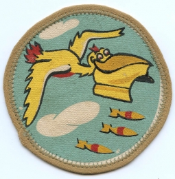 BEING RESEARCHED  WWII Patch USAAF Bomb Squad in 387th Bomb Grp? NOT FOR SALE UNTIL IDed